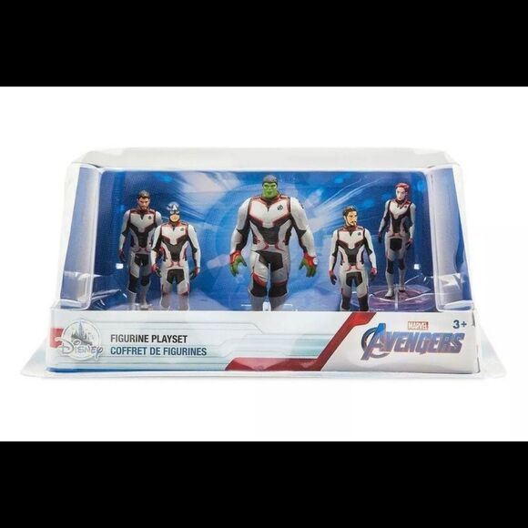Marvel Avengers PVC Figurine Set 6 Piece Play Set Disney Store NIB - Picture 1 of 3